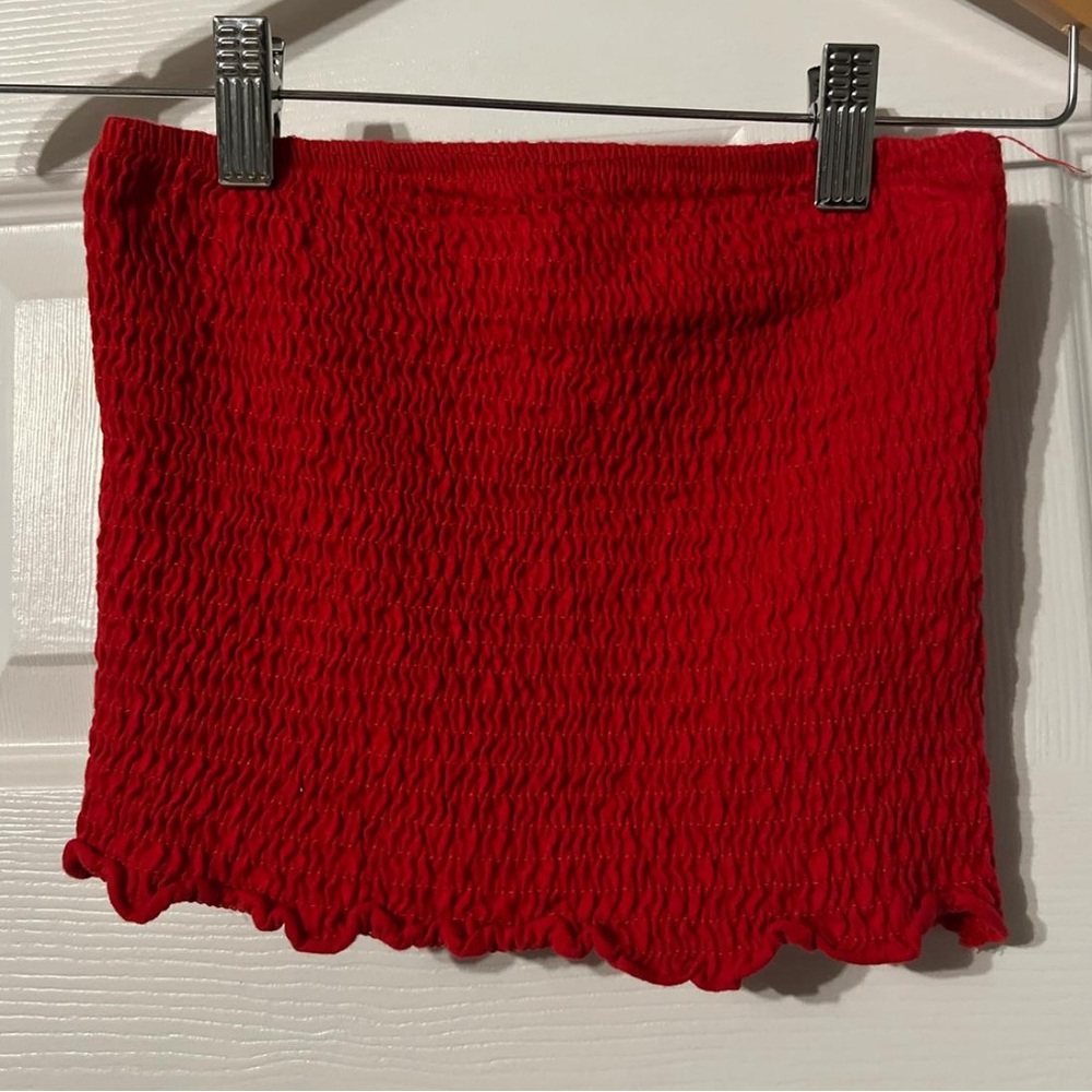Red Garage Tube Top